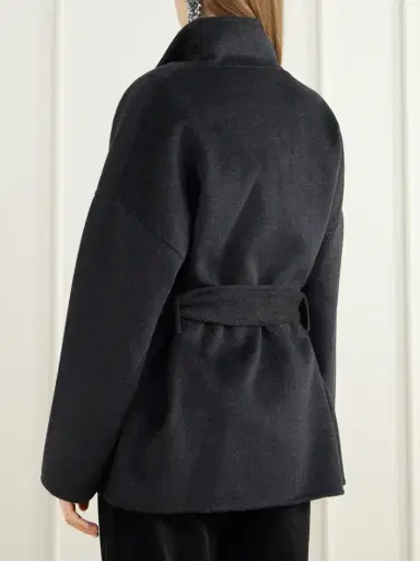 Isabel Marant Ceaton Belted Wool And Cashmere-blend Coat | Thumbnail 3 Isabel Marant Ceaton Belted Wool And Cashmere-blend Coat | Thumbnail 3
