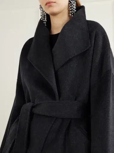 Isabel Marant Ceaton Belted Wool And Cashmere-blend Coat | Thumbnail 4 Isabel Marant Ceaton Belted Wool And Cashmere-blend Coat | Thumbnail 4
