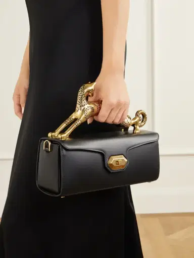 Lanvin Pencil Cat Leather Clutch | Thumbnail 2 Lanvin Pencil Cat Leather Clutch | Thumbnail 2