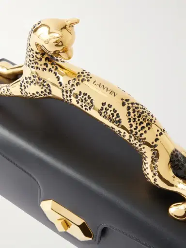 Lanvin Pencil Cat Leather Clutch | Thumbnail 6 Lanvin Pencil Cat Leather Clutch | Thumbnail 6