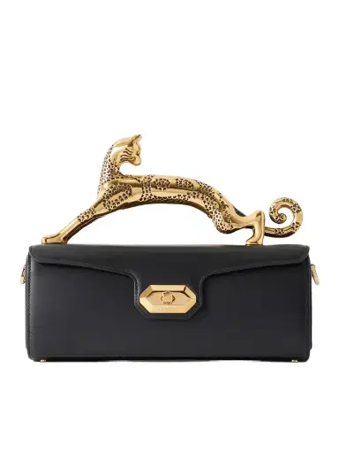 Lanvin Pencil Cat Leather Clutch | Thumbnail 1 Lanvin Pencil Cat Leather Clutch | Thumbnail 1