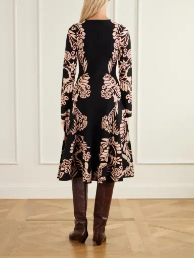 Ulla Johnson Nerissa Floral-jacquard Midi Dress | Thumbnail 3 Ulla Johnson Nerissa Floral-jacquard Midi Dress | Thumbnail 3