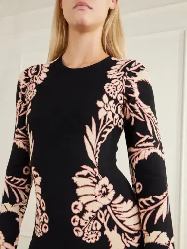 Ulla Johnson Nerissa Floral-jacquard Midi Dress | Thumbnail 4 Ulla Johnson Nerissa Floral-jacquard Midi Dress | Thumbnail 4
