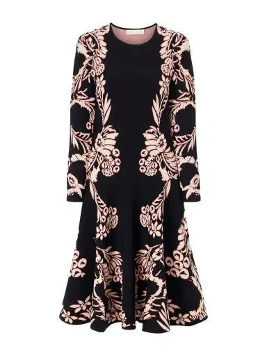 Ulla Johnson Nerissa Floral-jacquard Midi Dress | Thumbnail 1 Ulla Johnson Nerissa Floral-jacquard Midi Dress | Thumbnail 1