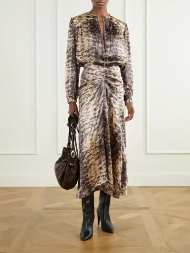 Isabel Marant Printed Silk Blouse | Thumbnail 2 Isabel Marant Printed Silk Blouse | Thumbnail 2