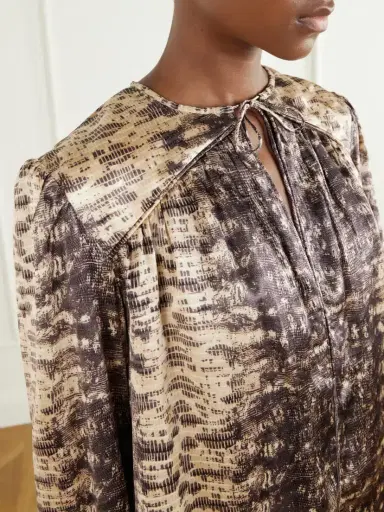 Isabel Marant Printed Silk Blouse | Thumbnail 5 Isabel Marant Printed Silk Blouse | Thumbnail 5