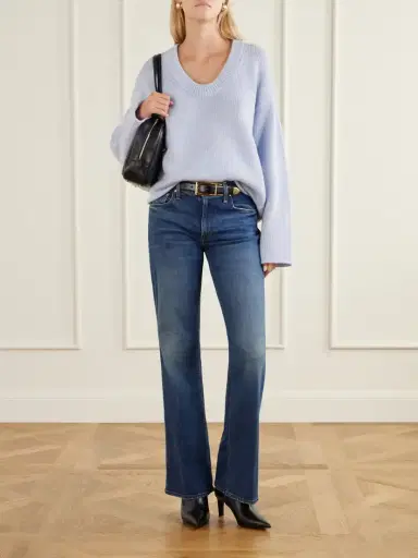 Mother The Bookie Sneak Mid-rise Straight-leg Jeans | Thumbnail 2 Mother The Bookie Sneak Mid-rise Straight-leg Jeans | Thumbnail 2
