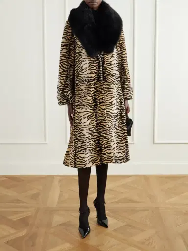 Nour Hammour Nina Tiger-print Shearling Coat | Thumbnail 2 Nour Hammour Nina Tiger-print Shearling Coat | Thumbnail 2