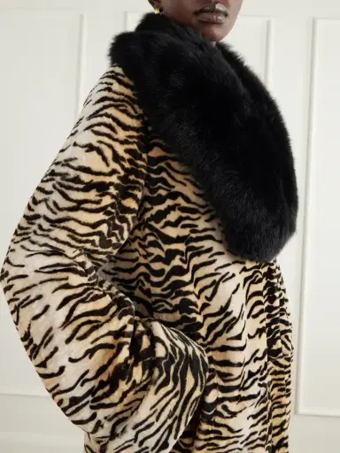 Nour Hammour Nina Tiger-print Shearling Coat | Thumbnail 5 Nour Hammour Nina Tiger-print Shearling Coat | Thumbnail 5