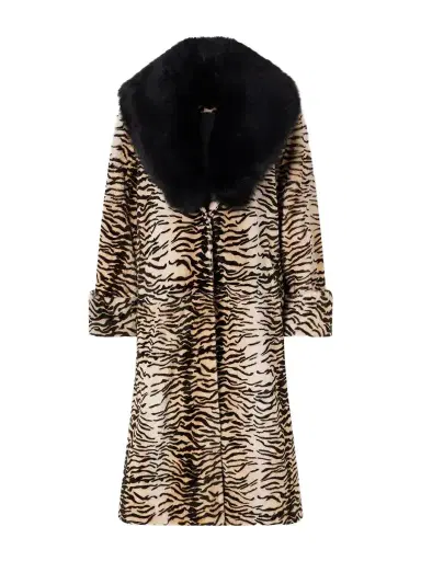 Nour Hammour Nina Tiger-print Shearling Coat | Thumbnail 1 Nour Hammour Nina Tiger-print Shearling Coat | Thumbnail 1