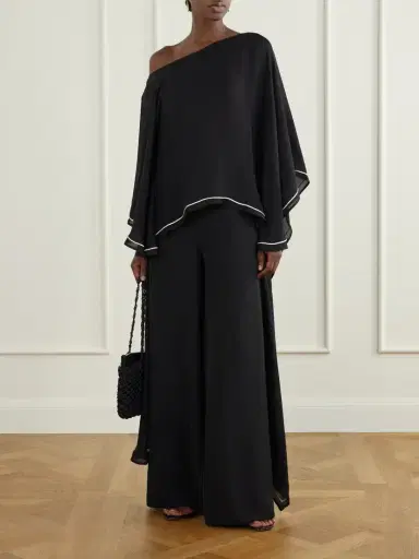 ANDRES OTALORA Espacio Fiel Crepe Wide-leg Pants | Thumbnail 2 ANDRES OTALORA Espacio Fiel Crepe Wide-leg Pants | Thumbnail 2