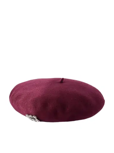 Roger Vivier Crystal-embellished Wool Beret | Thumbnail 1 Roger Vivier Crystal-embellished Wool Beret | Thumbnail 1