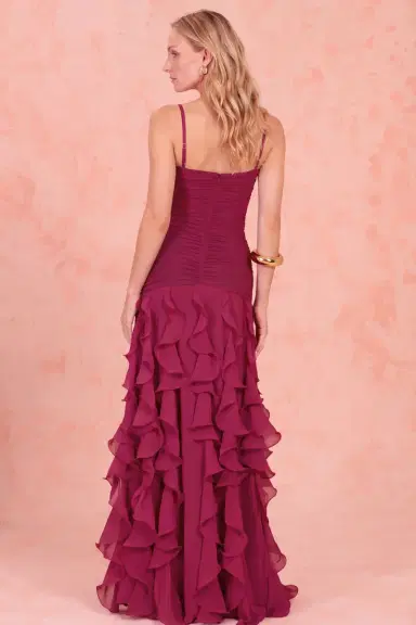 PatBo CHIFFON GLORIA MAXI DRESS | Thumbnail 2 PatBo CHIFFON GLORIA MAXI DRESS | Thumbnail 2