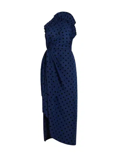 Delphine Charlotte Dot Midi Dress | Thumbnail 1 Delphine Charlotte Dot Midi Dress | Thumbnail 1