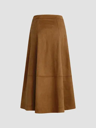 Favorite Daughter Women's The Aspen Faux Suede Midi Skirt | Thumbnail 6 Favorite Daughter Women's The Aspen Faux Suede Midi Skirt | Thumbnail 6