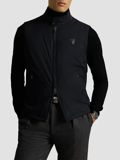 Polo Ralph Lauren Men's The Abottson Gabardine Vest | Thumbnail 4 Polo Ralph Lauren Men's The Abottson Gabardine Vest | Thumbnail 4