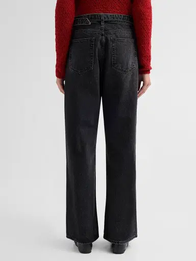 Frame Women's Belted Straight-Leg Jeans | Thumbnail 3 Frame Women's Belted Straight-Leg Jeans | Thumbnail 3