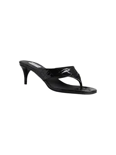 Alaïa Women's 55MM Crocodile Embossed Thong Mules | Thumbnail 1 Alaïa Women's 55MM Crocodile Embossed Thong Mules | Thumbnail 1