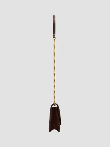 Saint Laurent Women's Cassandre Envelope Chain Wallet in Lambskin Leather | Thumbnail 4 Saint Laurent Women's Cassandre Envelope Chain Wallet in Lambskin Leather | Thumbnail 4
