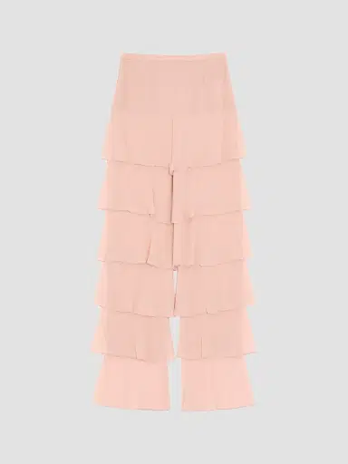 Valentino Garavani Women's Light Georgette Pants | Thumbnail 2 Valentino Garavani Women's Light Georgette Pants | Thumbnail 2
