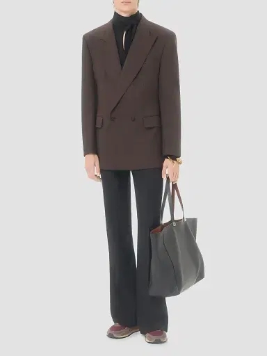 Valentino Garavani Men's Double-Breasted Jacket in Light Double Wool | Thumbnail 2 Valentino Garavani Men's Double-Breasted Jacket in Light Double Wool | Thumbnail 2