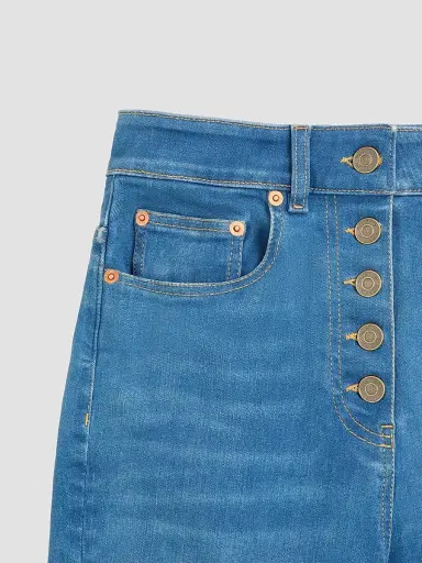 Valentino Garavani Women's Denim Jeans with Lace | Thumbnail 6 Valentino Garavani Women's Denim Jeans with Lace | Thumbnail 6