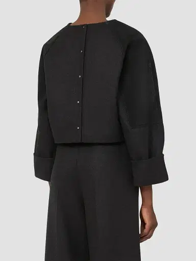 Max Mara Women's Wool Flannel Blouse | Thumbnail 4 Max Mara Women's Wool Flannel Blouse | Thumbnail 4