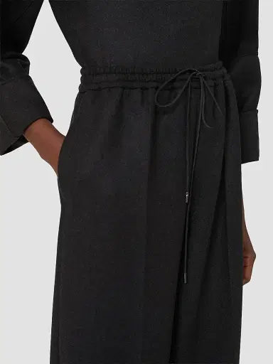 Max Mara Women's Wool Flannel Wide Leg Trousers | Thumbnail 5 Max Mara Women's Wool Flannel Wide Leg Trousers | Thumbnail 5