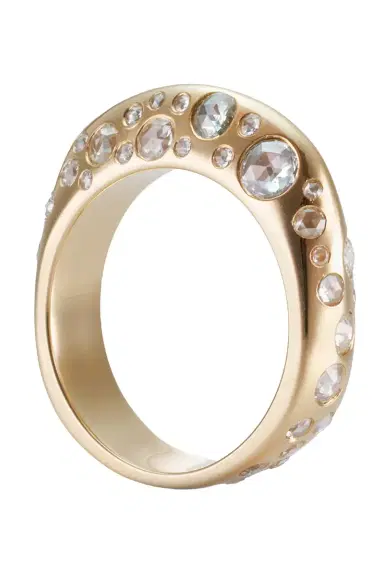 SARA KATHERINE JACOBSON Diamond Sapphire Baby Boo Ring | Thumbnail 2 SARA KATHERINE JACOBSON Diamond Sapphire Baby Boo Ring | Thumbnail 2