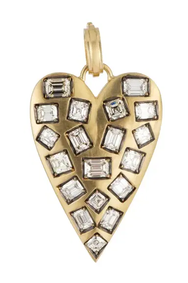 Sylva & Cie Diamond Heart Ten Table Pendant | Thumbnail 1 Sylva & Cie Diamond Heart Ten Table Pendant | Thumbnail 1