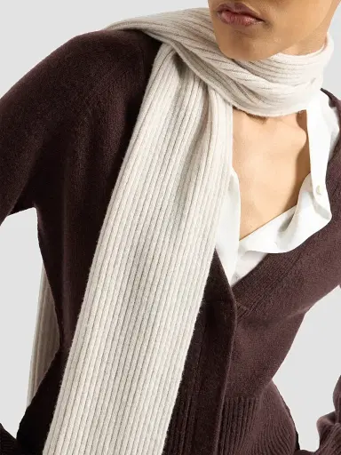 7 For All Mankind Women's Large Rib-Knit Flare Cardigan | Thumbnail 5 7 For All Mankind Women's Large Rib-Knit Flare Cardigan | Thumbnail 5