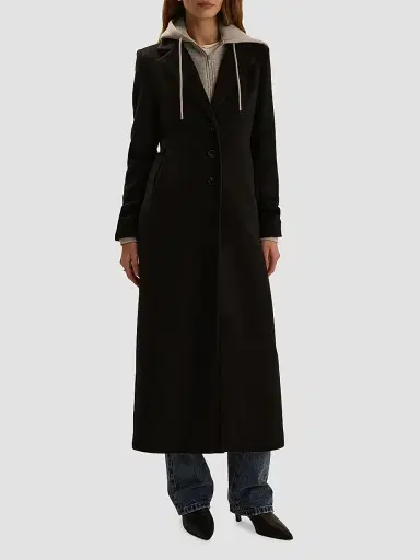 Favorite Daughter Women's The Sport Wool-Blend Long Coat | Thumbnail 2 Favorite Daughter Women's The Sport Wool-Blend Long Coat | Thumbnail 2