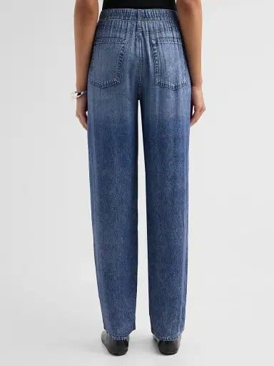 rag & bone Women's rb Miramar Slink Printed Wide-Leg Pull-On Pants | Thumbnail 3 rag & bone Women's rb Miramar Slink Printed Wide-Leg Pull-On Pants | Thumbnail 3