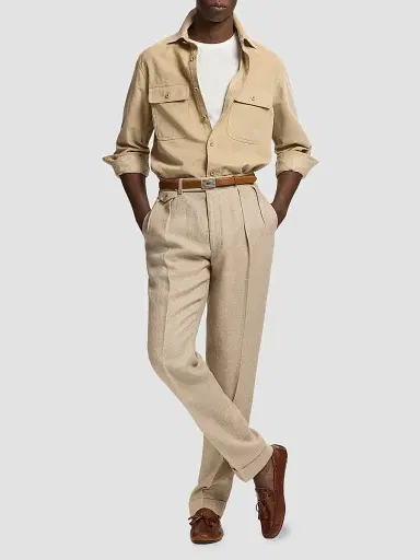 Ralph Lauren Purple Label Men's Sea Island Corduroy Sport Shirt | Thumbnail 2 Ralph Lauren Purple Label Men's Sea Island Corduroy Sport Shirt | Thumbnail 2