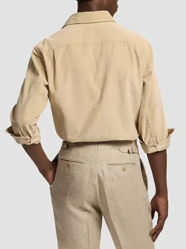 Ralph Lauren Purple Label Men's Sea Island Corduroy Sport Shirt | Thumbnail 3 Ralph Lauren Purple Label Men's Sea Island Corduroy Sport Shirt | Thumbnail 3