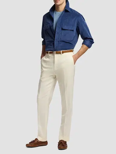 Ralph Lauren Purple Label Men's Sea Island Corduroy Sport Shirt | Thumbnail 2 Ralph Lauren Purple Label Men's Sea Island Corduroy Sport Shirt | Thumbnail 2