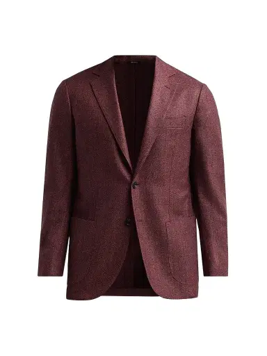 Sartorio Napoli Men's Melange Herringbone Wool Sport Coat | Thumbnail 1 Sartorio Napoli Men's Melange Herringbone Wool Sport Coat | Thumbnail 1