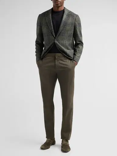 Sartorio Napoli Men's Glen Check Donegal-Effect Wool Sport Coat | Thumbnail 2 Sartorio Napoli Men's Glen Check Donegal-Effect Wool Sport Coat | Thumbnail 2