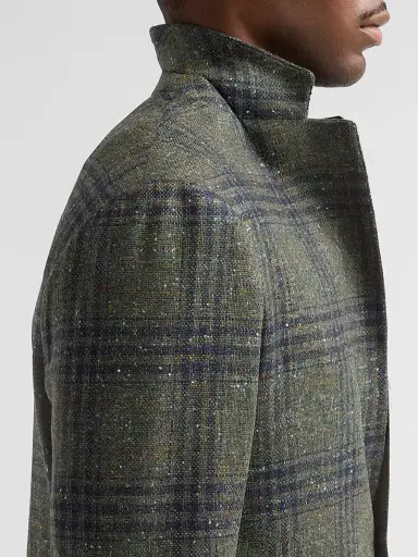 Sartorio Napoli Men's Glen Check Donegal-Effect Wool Sport Coat | Thumbnail 7 Sartorio Napoli Men's Glen Check Donegal-Effect Wool Sport Coat | Thumbnail 7