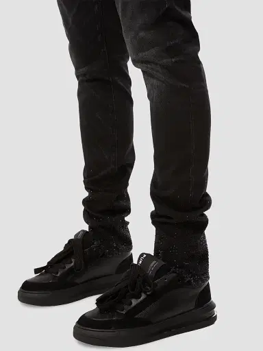 Purple Brand Men's High Contrast Bling Skinny Jeans | Thumbnail 3 Purple Brand Men's High Contrast Bling Skinny Jeans | Thumbnail 3