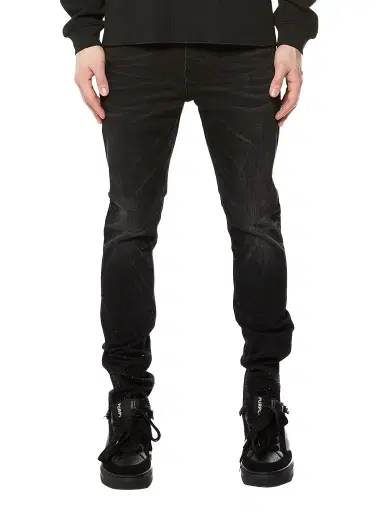 Purple Brand Men's High Contrast Bling Skinny Jeans | Thumbnail 1 Purple Brand Men's High Contrast Bling Skinny Jeans | Thumbnail 1