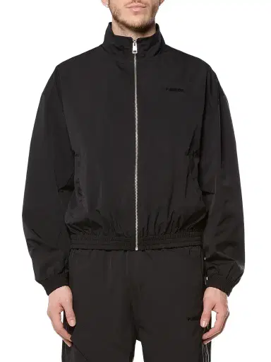 Purple Brand Men's All Around Stand-Collar Zip-Front Jacket | Thumbnail 1 Purple Brand Men's All Around Stand-Collar Zip-Front Jacket | Thumbnail 1