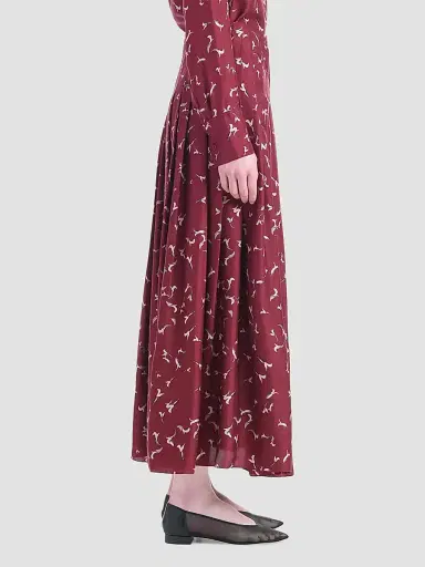 Altuzarra Women's Monti Printed Pleated Maxi Skirt | Thumbnail 4 Altuzarra Women's Monti Printed Pleated Maxi Skirt | Thumbnail 4
