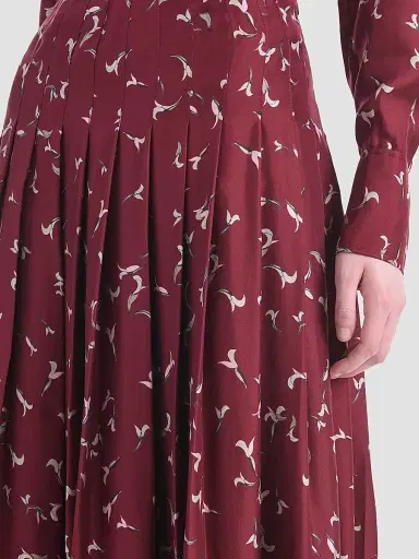 Altuzarra Women's Monti Printed Pleated Maxi Skirt | Thumbnail 5 Altuzarra Women's Monti Printed Pleated Maxi Skirt | Thumbnail 5