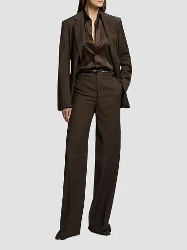 Ralph Lauren Collection Women's Bombé Leather Skinny Belt | Thumbnail 4 Ralph Lauren Collection Women's Bombé Leather Skinny Belt | Thumbnail 4
