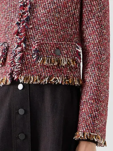 Akris punto Women's Tweed Short Jacket | Thumbnail 6 Akris punto Women's Tweed Short Jacket | Thumbnail 6