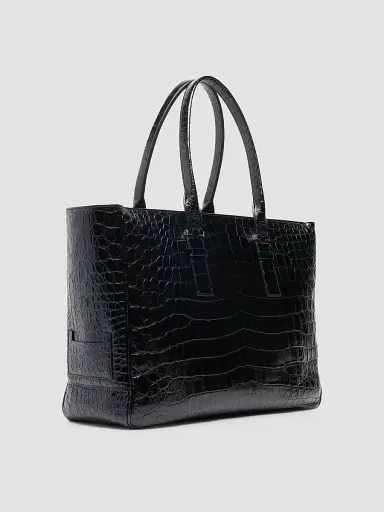 Tom Ford Men's Crocodile-Embossed Leather Tote Bag | Thumbnail 2 Tom Ford Men's Crocodile-Embossed Leather Tote Bag | Thumbnail 2