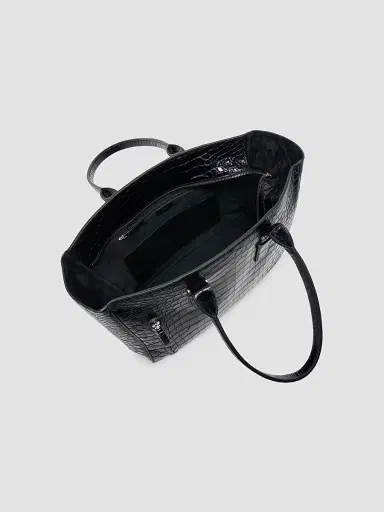 Tom Ford Men's Crocodile-Embossed Leather Tote Bag | Thumbnail 3 Tom Ford Men's Crocodile-Embossed Leather Tote Bag | Thumbnail 3
