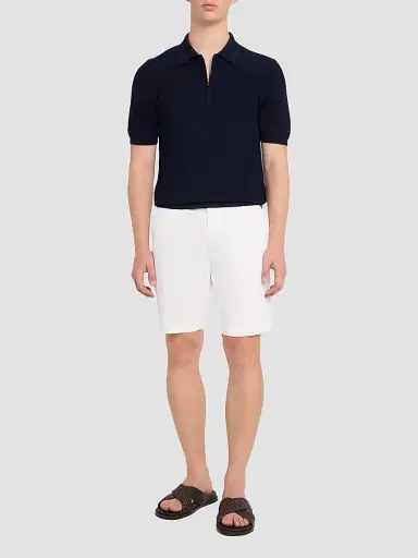Isaia Men's Wool-Silk-Cashmere Polo Shirt | Thumbnail 2 Isaia Men's Wool-Silk-Cashmere Polo Shirt | Thumbnail 2