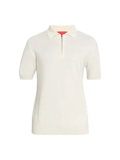 Isaia Men's Wool-Silk-Cashmere Polo Shirt | Thumbnail 1 Isaia Men's Wool-Silk-Cashmere Polo Shirt | Thumbnail 1